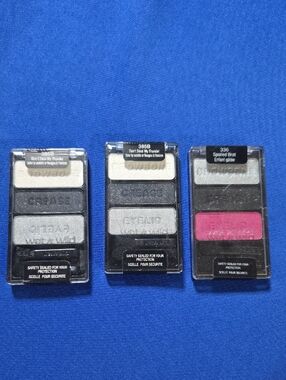wet n wild Color Icon Eyeshadow Singles - Black & Silver Trio